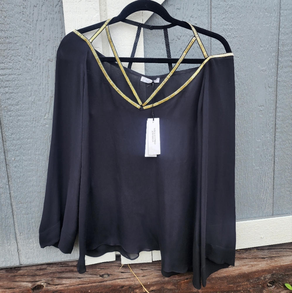 Silk Versace blouse
